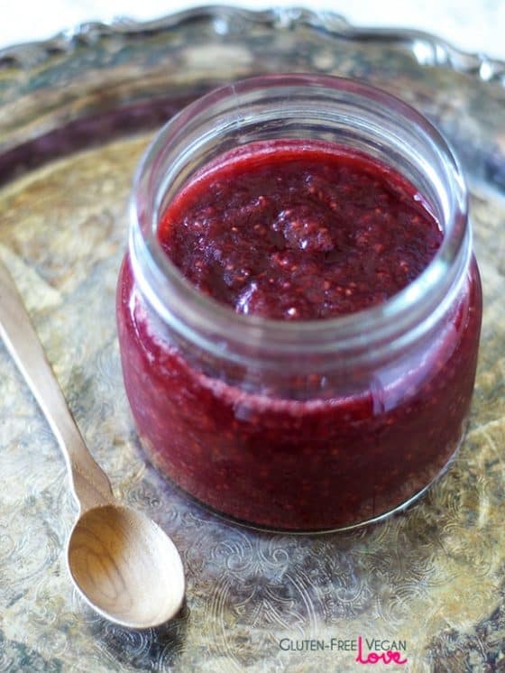 Balsamic Raspberry Rhubarb Jam Recipe