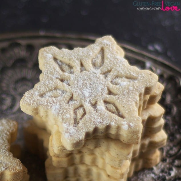 GlutenFree Vegan Vanilla CutOut Cookies {Refined SugarFree}