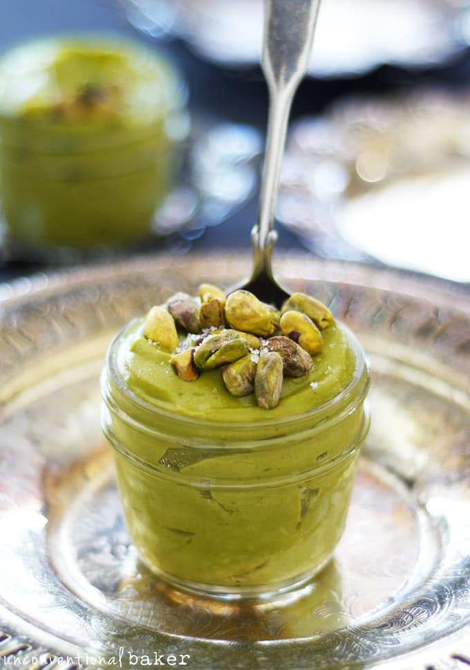 Healthy Pistachio Pudding {Raw, Vegan, Paleo, Refined SugarFree}