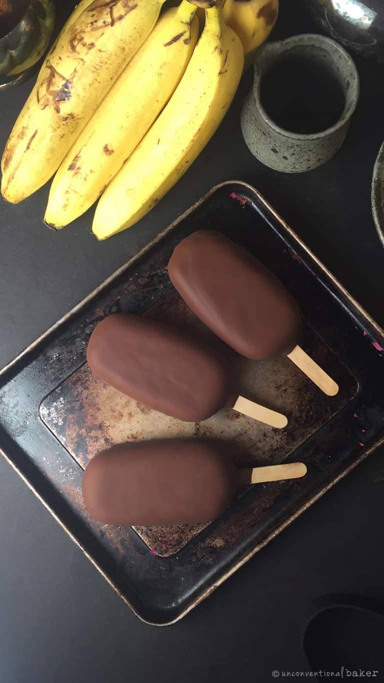 Vegan ChocolateCovered Banana Peanut Butter Ice Cream