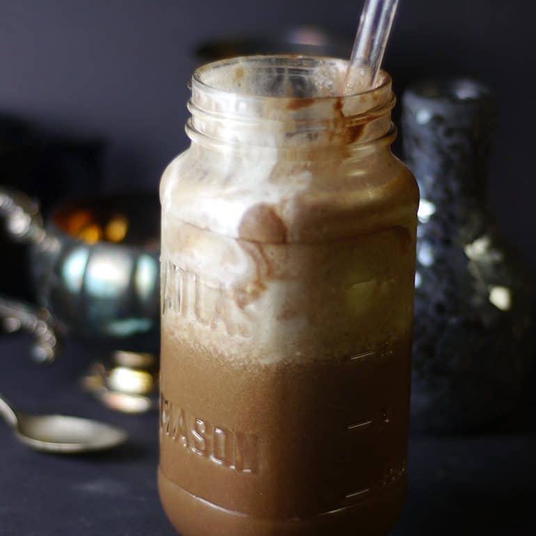 Vegan Chocolate Ice Cream Float Vegan Chocolate Ice Cream Float
