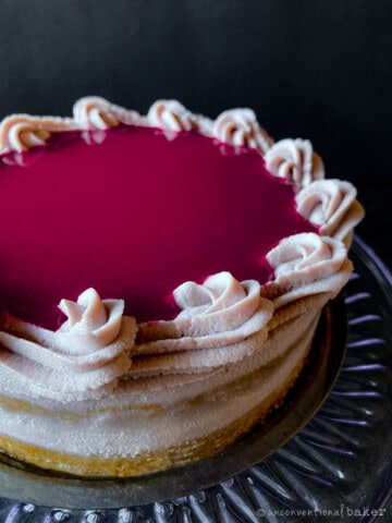 Raspberry Cream Cake (Vegan, Gluten-Free)
