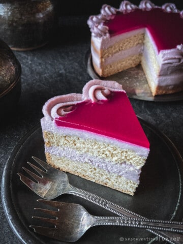 Raspberry Cream Cake (Vegan, Gluten-Free)