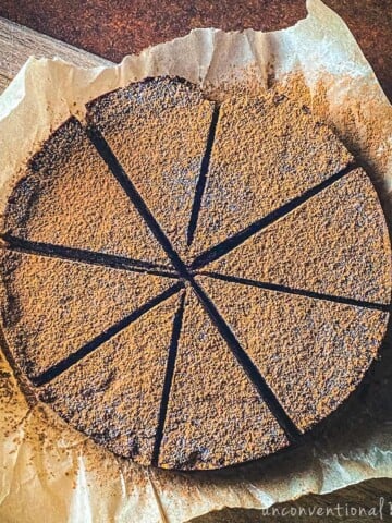 vegan chocolate tahini fudge