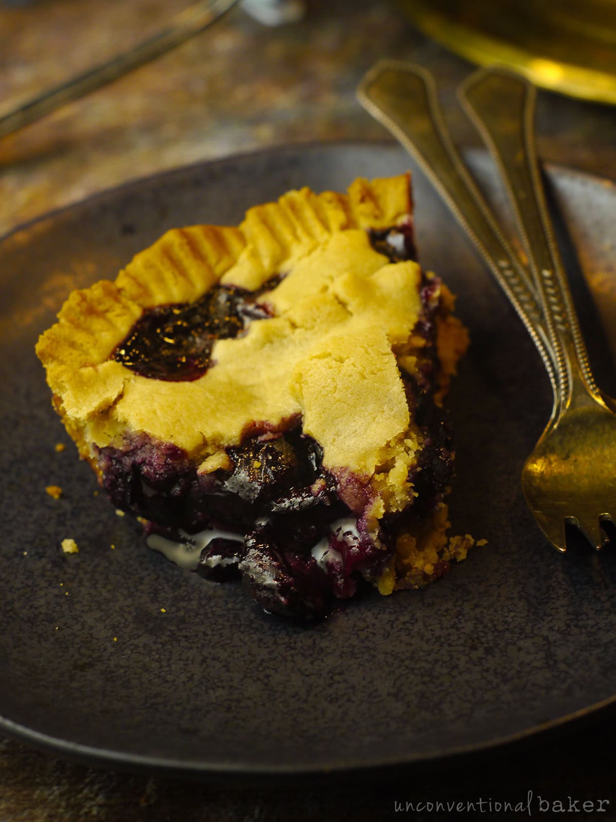 Blueberry Pie (Vegan, Gluten-Free, Refined Sugar-Free)