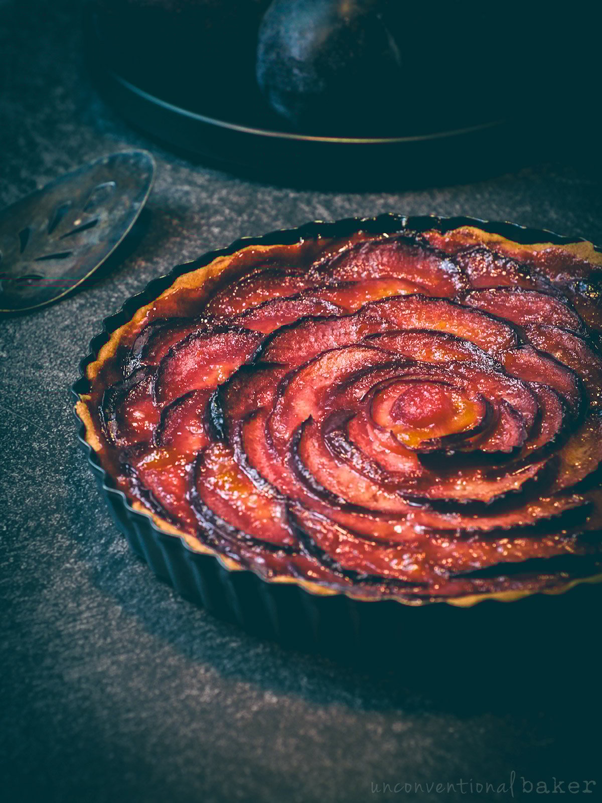Plum Tart (Vegan, Gluten-Free)